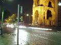 08 Kaiser Wilhelm Memorial Church 3 * Night image with a car driving by * 800 x 600 * (165KB)